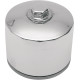 Magnetic Ring Oil Filter — Spin-On, Chrome