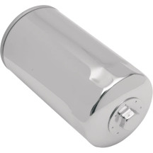 Magnetic Ring Oil Filter — Spin-on, Chrome