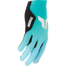 THOR Sportmode Gloves — S, Green, Blue, Black, Aqua