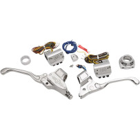 Handlebar Control Kit — 9/16" bore, 1" clamp, Chrome