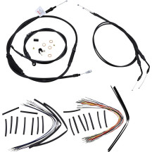 Jail Bar Cable Kit — 35.5 cm (14"), Jail Bar, Black