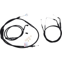 Jail Bar Cable Kit — 12 in (30.5 cm), Black