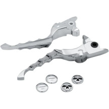 Zombie Lever — Brake & Clutch, Chrome, Pair