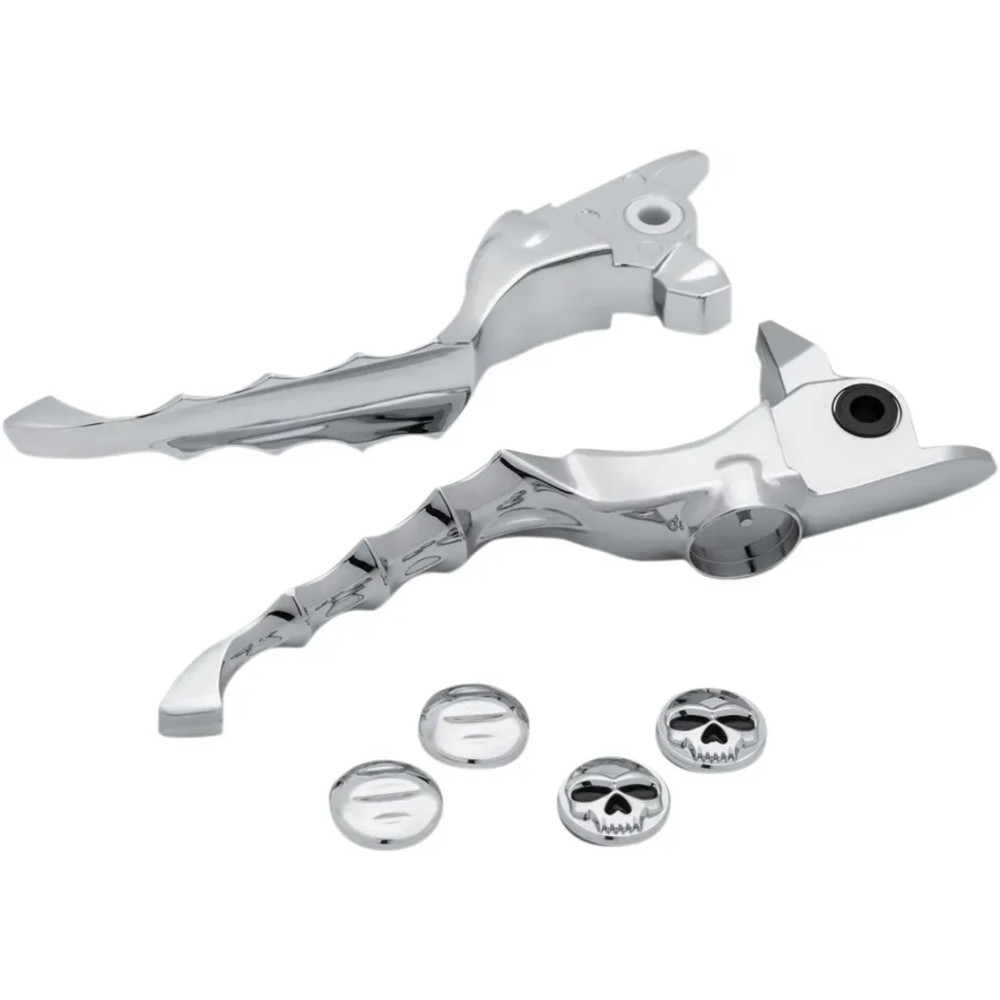 Zombie Lever — Brake & Clutch, Chrome, Pair