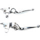 Journey Adjustable Lever Set for Harley Models — Brake & Clutch, Chrome