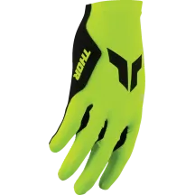 Thor Sportmode Gloves — Acid Black, XS