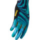 THOR Sportmode Gloves — S, Short Cuff, Black, Yellow, Aqua