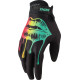 THOR Launchmode Lipper Gloves — 2XL, Black/Green/Red/Yellow