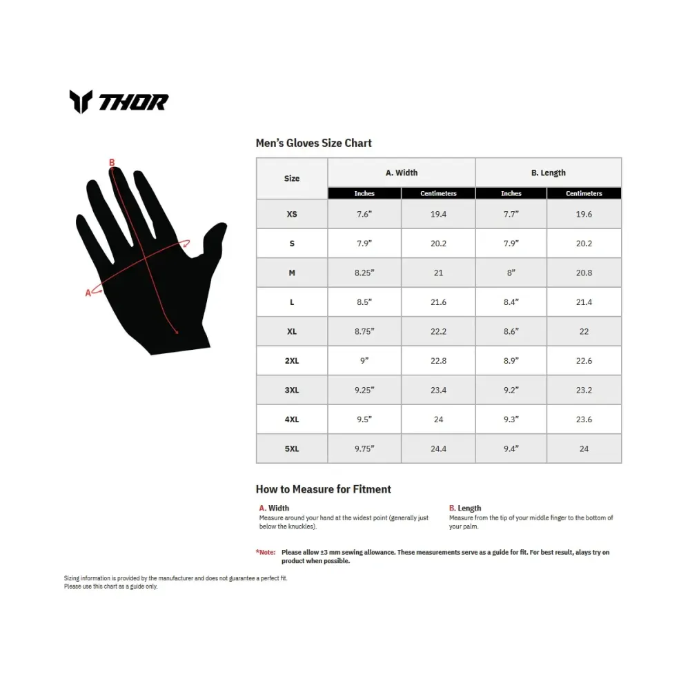 THOR Launchmode Mixer Gloves — XS, Black/Gray