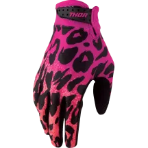 Launchmode Namir Gloves — Men's, M, Pink, Red, Fuchsia, Black