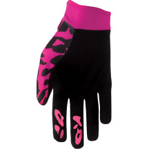 Youth Launchmode Namir Gloves — Youth L, Pink, Black, Short Cuff