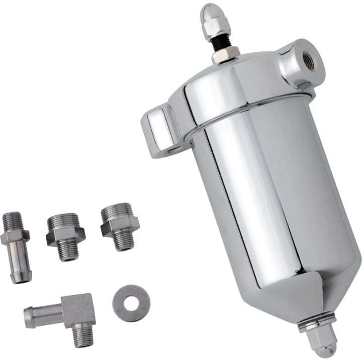 Oil Filter Assembly — Chrome