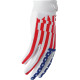 Youth Launchmode Patriot Gloves — XS, Red, White, Blue, Short Cuff, Pair