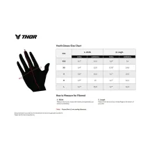 THOR Youth Launchmode Shockie Gloves — 2XS, Fuchsia, Fluorescent Yellow, Acid, Black