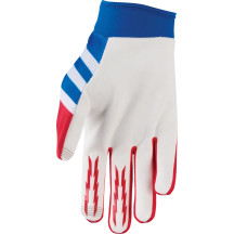 THOR Youth Launchmode Shockie Gloves — 2XS, Red/White/Blue