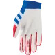 Youth Launchmode Shockie Gloves — XS, Red/White/Blue