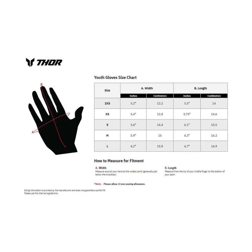Youth Launchmode Shockie Gloves — Youth, Red/White/Blue, L