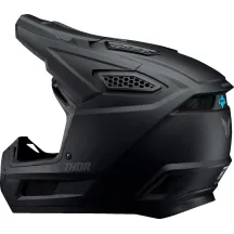 THOR Fleet Blackout Helmet — 2XL, Black Matte, MX