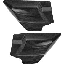 Carbon Fiber Side Cover — Black, Gloss, Left, Right, Pair, 18” L x 12” H x 2.5” D