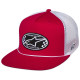 Gorra Trucker Contender — Rojo, Negro, Blanco, Talla única