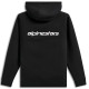 Sudadera con cremallera Transverse — L, Negro