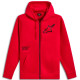 Sudadera Transverse con cremallera — XL, Rojo