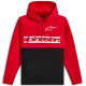 Sudadera con capucha Parallel — L, Negro/Rojo