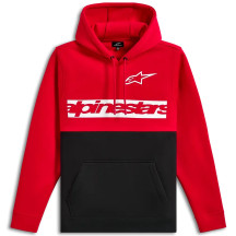 Parallel Pullover Hoodie — 2XL, Black/Red