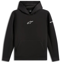 Double Face Insight Pullover Hoodie — M, Black