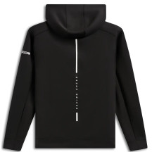Double Face Insight Pullover Hoodie — M, Black