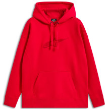 Emergent Oversized Hoodie — M, Red