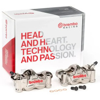GP4-RX Brake Caliper Kit Upgrade Line — 4 Piston, Front Left & Right, Aluminum