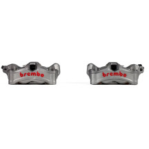 Stylema Brake Caliper Kit Prime Line — Front Left & Right, 4-Piston, 30mm, Aluminum, Gray