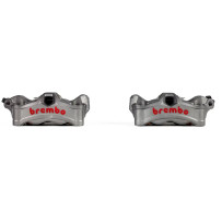 Stylema Brake Caliper Kit Prime Line — Front Left & Right, 4-Piston, 30mm, Aluminum, Gray