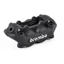 BREMBO P4.32 Prime Line Brake Caliper Kit — Front Left, 4-Piston, Black
