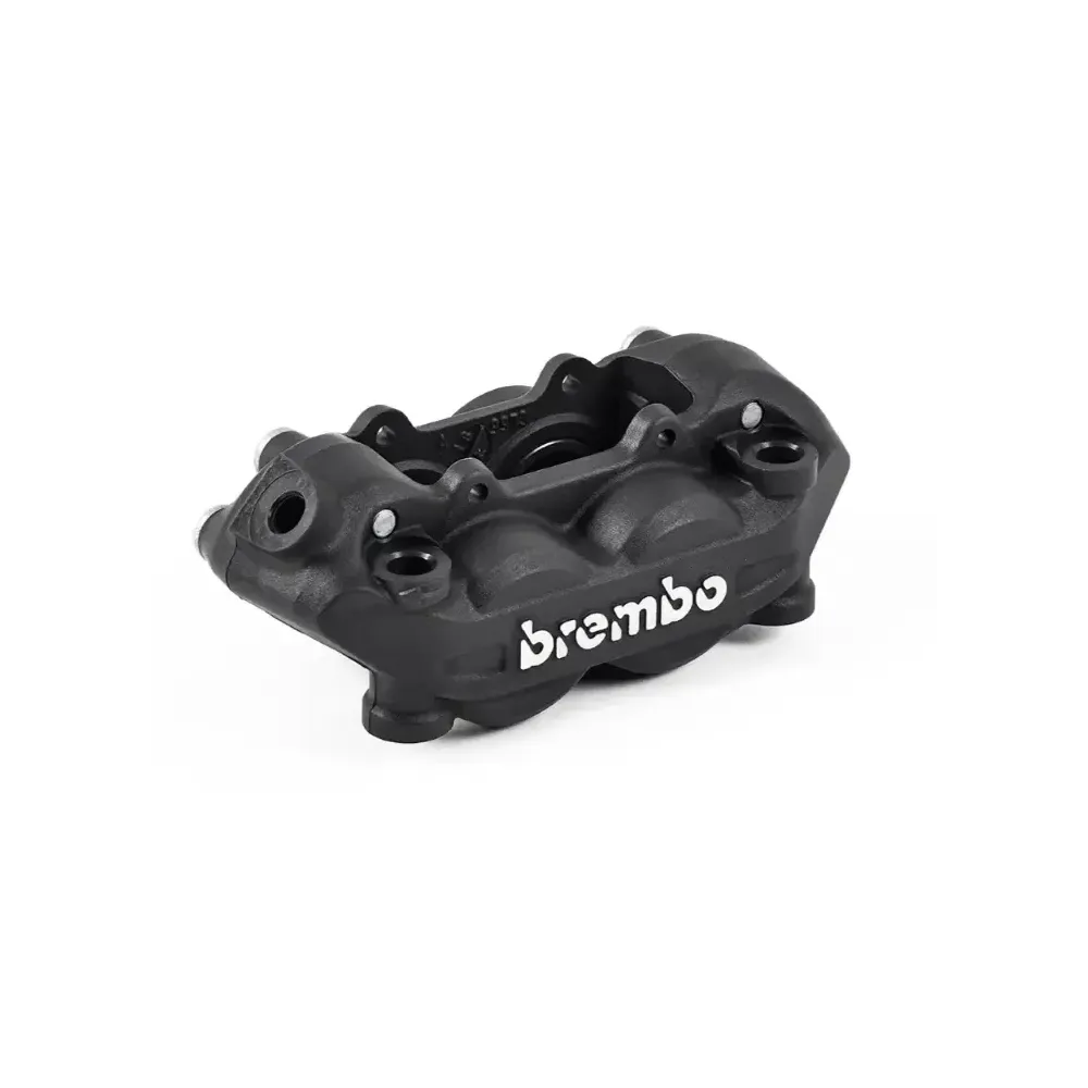 BREMBO P4.32 Prime Line Brake Caliper Kit — Front Left, 4-Piston, Black