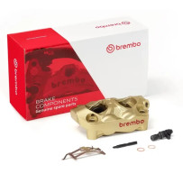 HYPURE M4.30 Brake Caliper — Front Left, 4-Piston, Gold