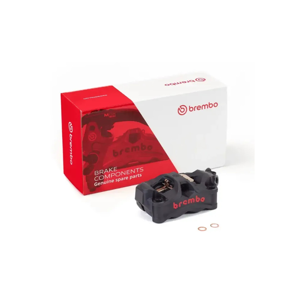 Stylema Brake Caliper Kit Prime Line — Black, Front Right, 4-Piston, 30 mm