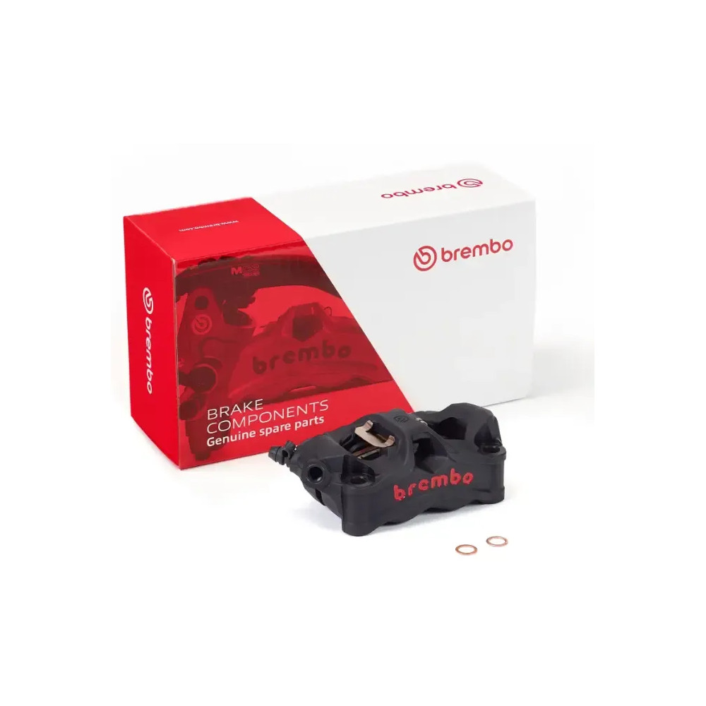Stylema Brake Caliper Kit Prime Line — Black, Front Left, 4-Piston, 30mm