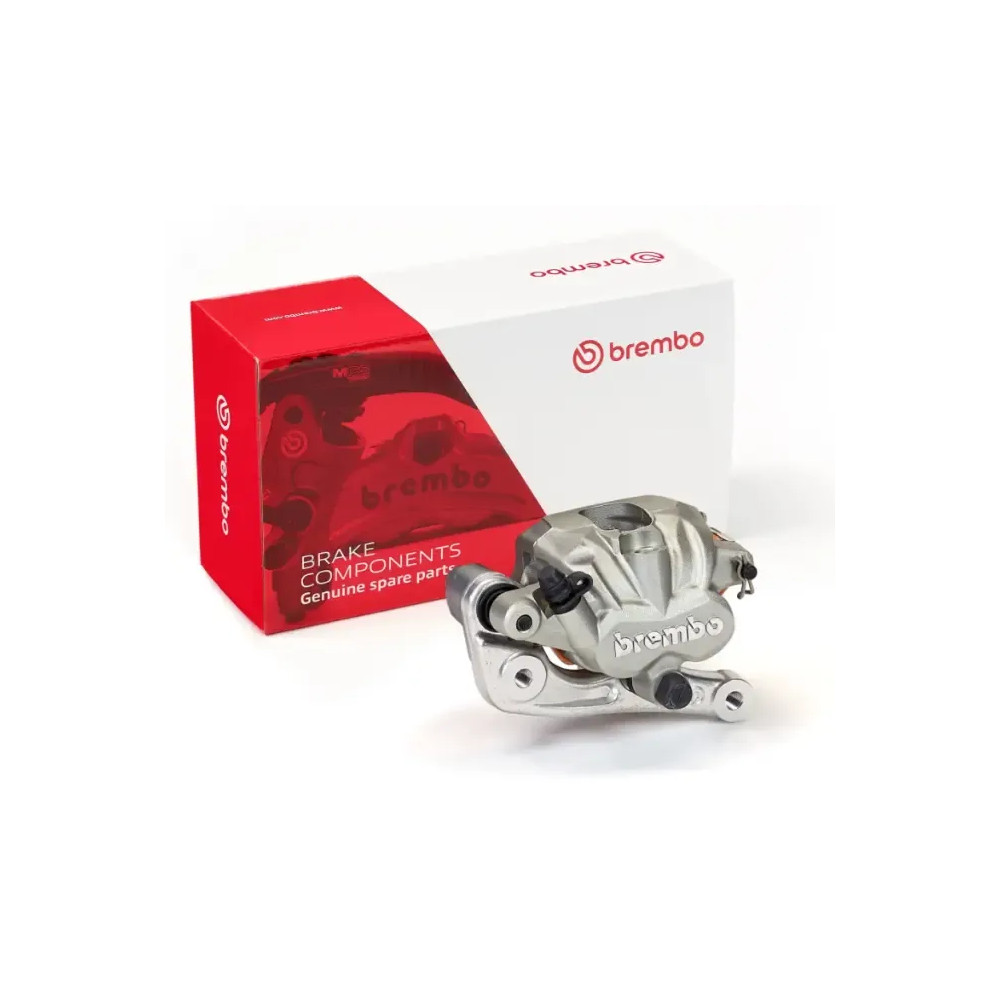 PF2.24 Brake Caliper Prime Line — 2 Piston, Silver, Anodized Aluminum