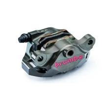 GP2-SS Brake Caliper Upgrade Line — Rear, 2 Piston, Billet Aluminum, Gray/Silver
