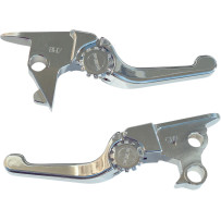 Anthem Shorty Lever Set — Chrome, Brake & Clutch, Pair