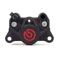 P2.34 Rear Brake Caliper — Black, Rear, 2-Piston, 34mm