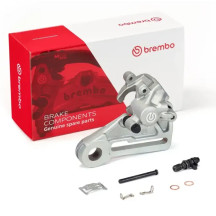 PF Brake Caliper Rear — Rear, Silver, 1-Piston, 26mm