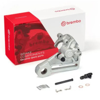 PF Brake Caliper Rear — Rear, Silver, 1-Piston, 26mm
