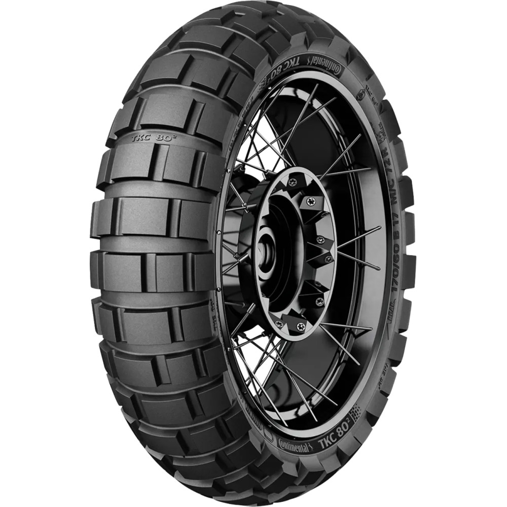 Neumático TKC 80² — 150/70B17, trasero, tubeless, flanco negro