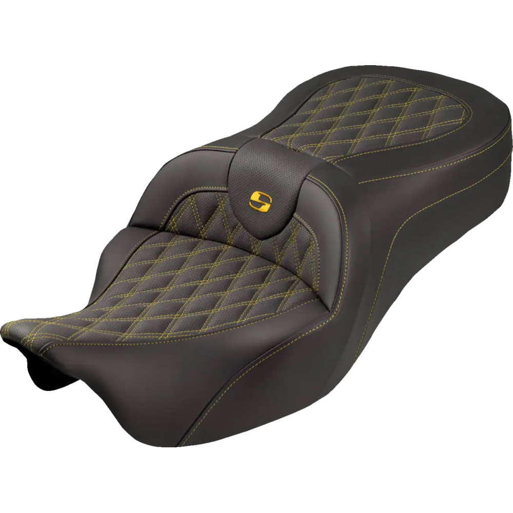 Roadsofa™ King Seat — Black, Gold, 2-Up Seat