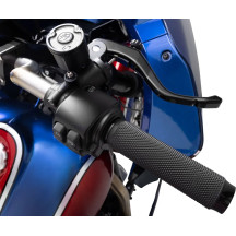 Radial Brake Master Cylinder — 18 mm (11/16"), 1" clamp, Anodized Black