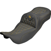Roadsofa™ Carbon Fiber Seat — 44.5 cm driver seat, 78.74 cm overall length, black/gold