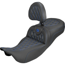 Roadsofa™ Carbon Fiber Seat — 31 in, 17-1/2 in, 14-1/2 in, 11-1/2 in, 13-1/2 in, Black, Blue, Carbon Fiber